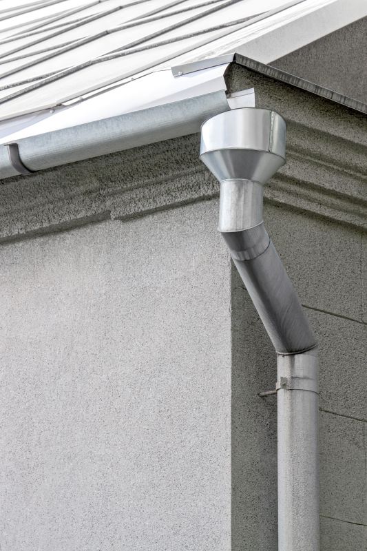 Galvanized Gutter Installation detail